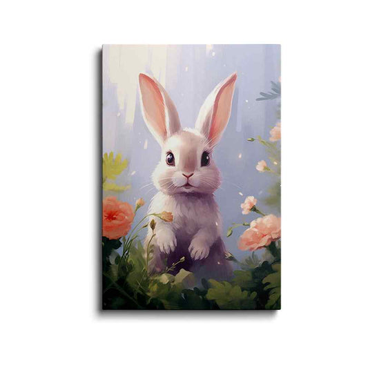 Bunny painting | Pastel Paws Masterpiece | wallstorie