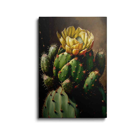 Cactus Painting | Desert Bloom- Cactus Wall Art | wallstorie