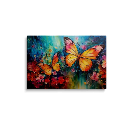 Butterfly painting | Radiant Butterflies | wallstorie