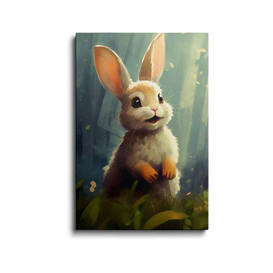 Bunny painting | Rabbit Rhapsody | wallstorie