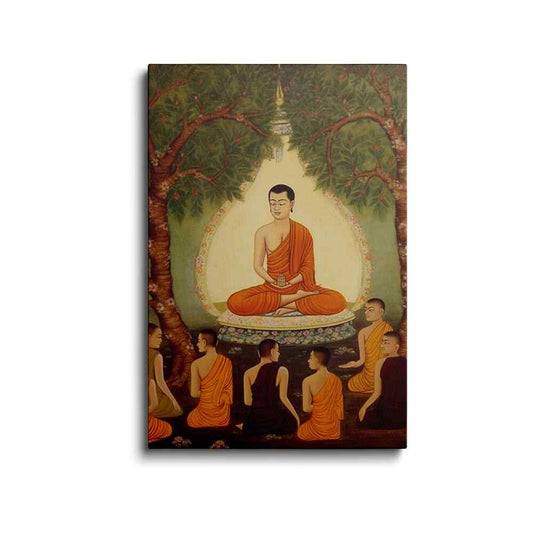 Buddha painting | Eternity's Canvas | wallstorie