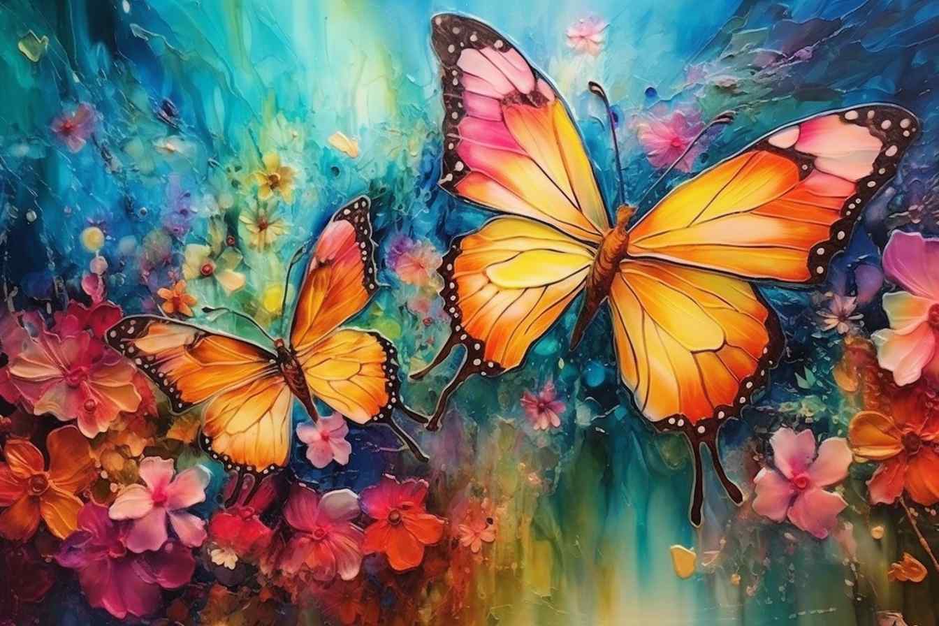 Radiant Butterflies---