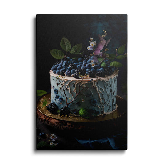 AI art | Blueberry Cake | wallstorie