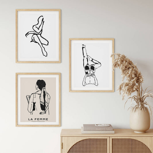Modern Art Posters | Upside Down Dance | wallstorie