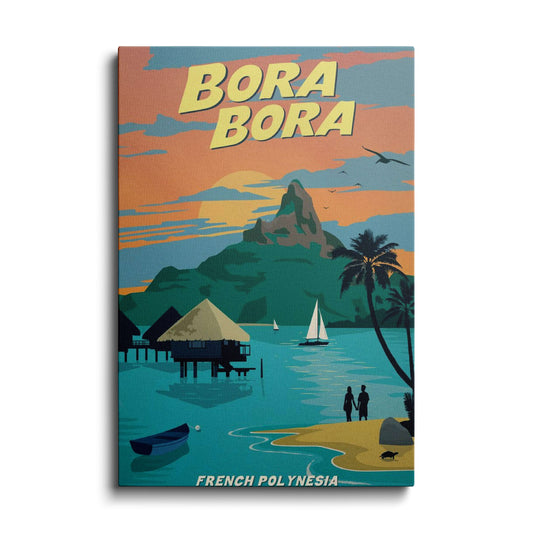Travel Art | Bora Bora French Polynesia | wallstorie