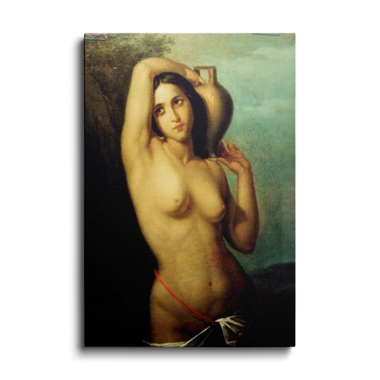 nude women painting | Lady With Water Pot | wallstorie