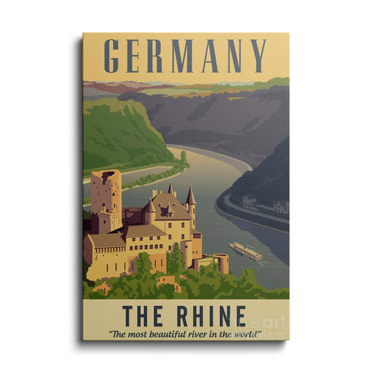 Travel Art | Germany The Rhine | wallstorie