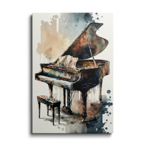 AI art | Love With Piano | wallstorie