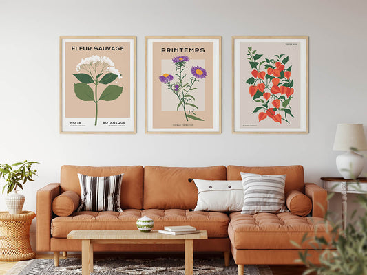 Botanical Posters | Fleur Collection | wallstorie