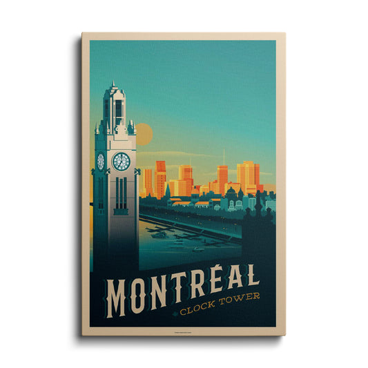 Travel Art | Montrel Clock Tower | wallstorie