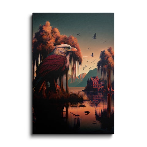 AI art | The Land Of Eagle | wallstorie