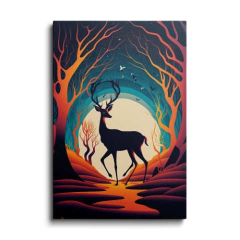 AI art | Celestial Deer | wallstorie