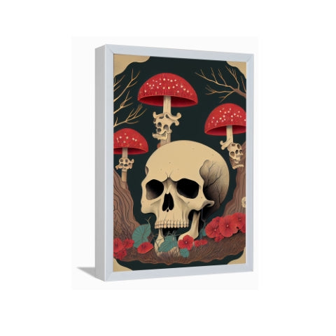 Mushroom With Skull---