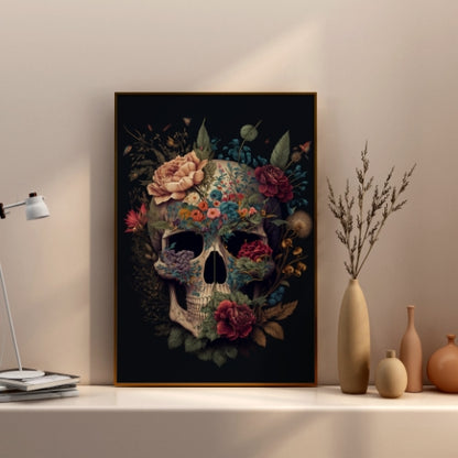 Flowery Skull