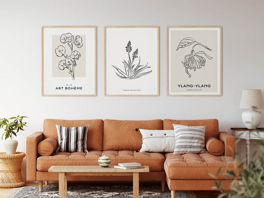 Line Art Posters | The Wildlife Florescence | wallstorie