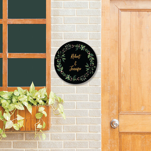 Name Plate Round - Wallstories---