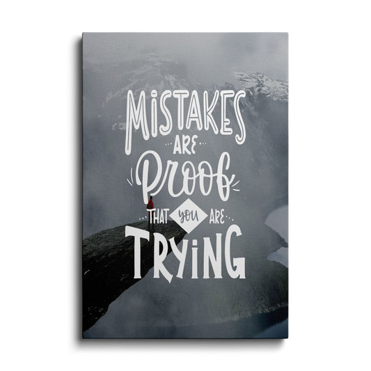 Motivational poster | Proof of Trying | wallstorie