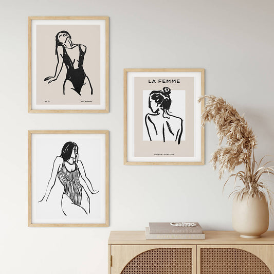 Modern Art Posters | The Swimsuit | wallstorie