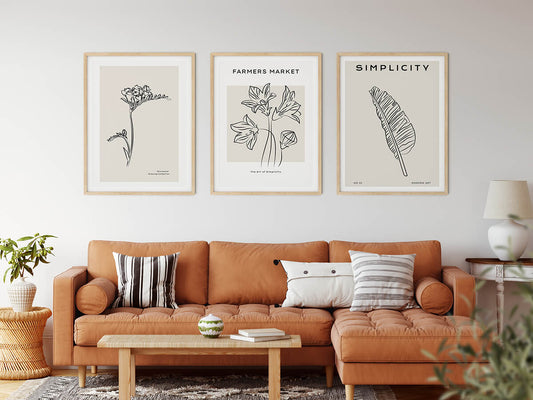Line Art Posters | Every Day Good Morning | wallstorie