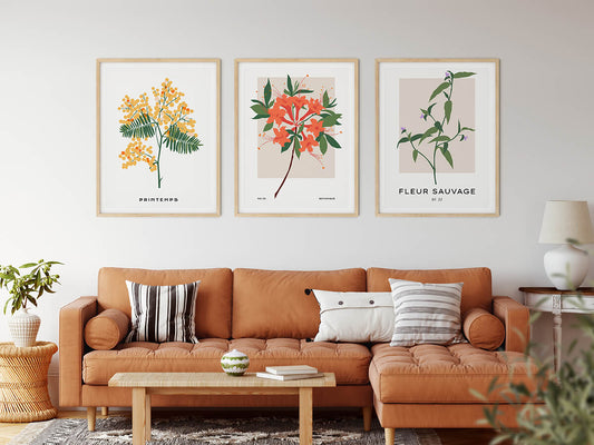 Botanical Posters | Colors of Nature | wallstorie