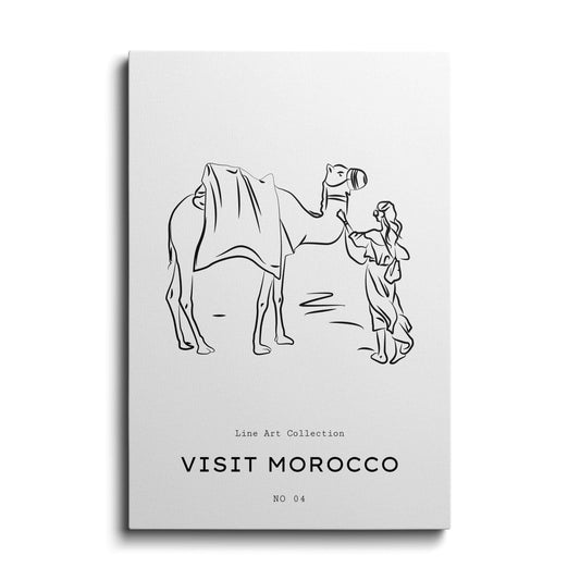 Line art | Visit Morocco | wallstorie