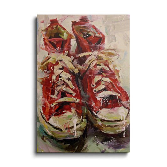 Collage Art | Canvas Shoes | wallstorie