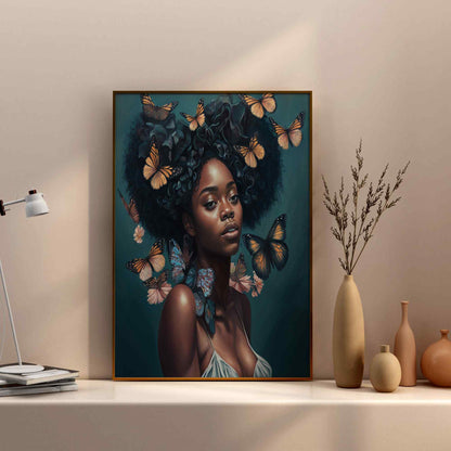 Black Beauty With Butterfly