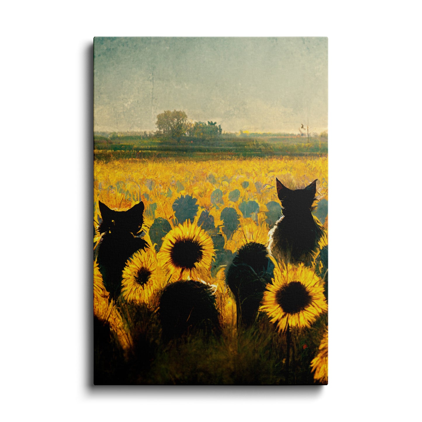 Fox In Sunflower Farm---