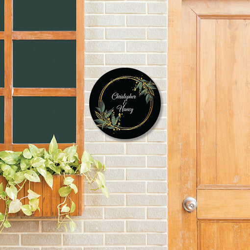 Name Plate Round - Wallstories---