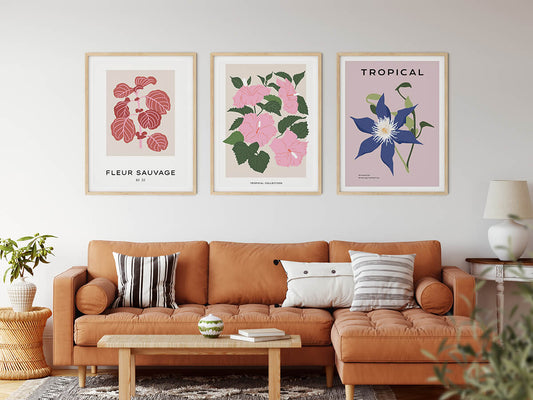 Tropical Posters | Shades Of Wildflower | wallstorie