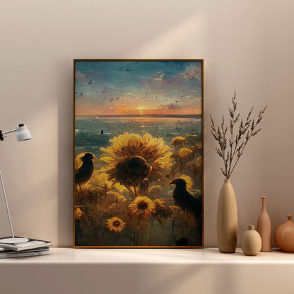 Sunflower Near Sea