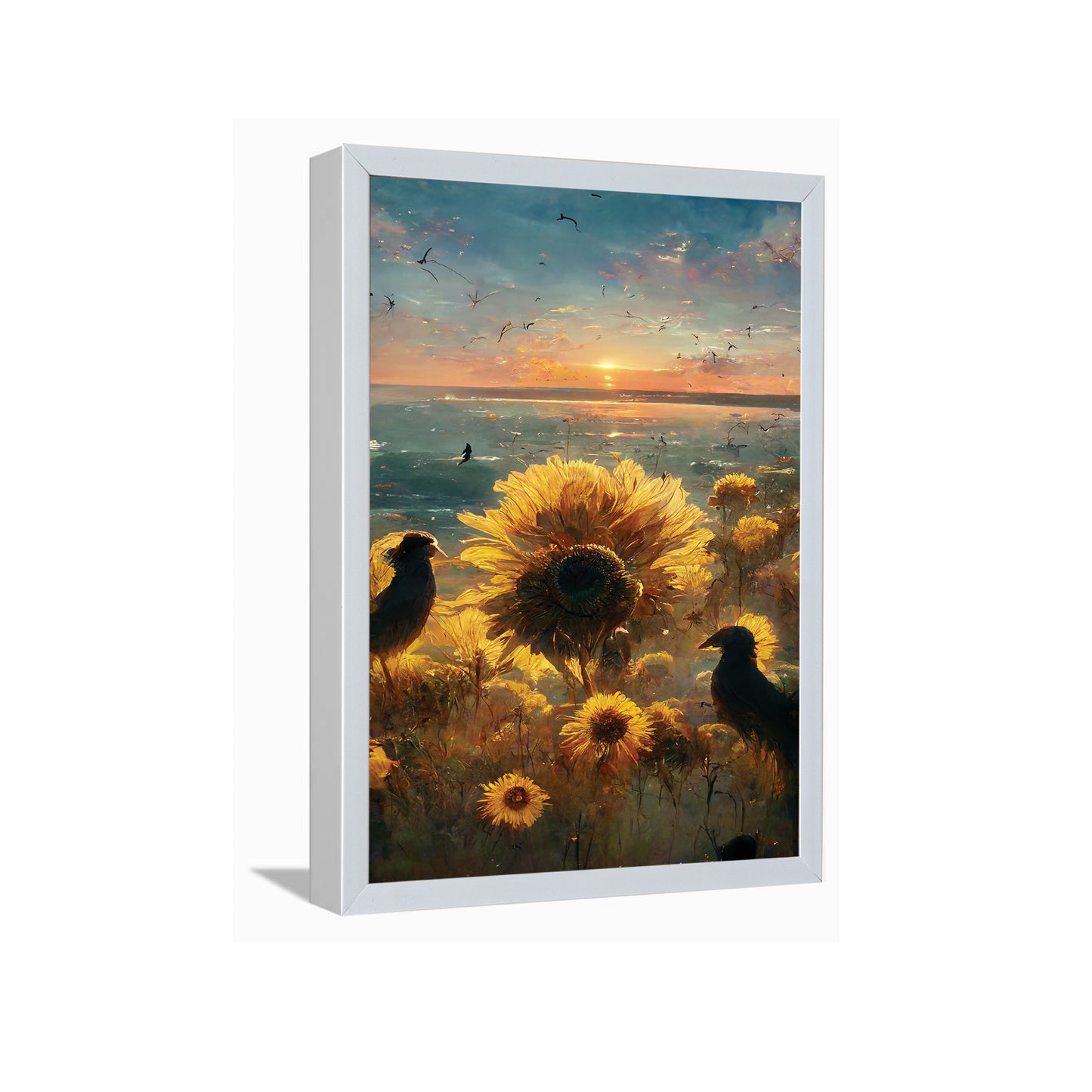 Sunflower Near Sea---