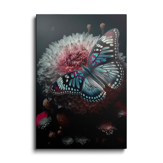 AI art | Butterfly On Flower | wallstorie