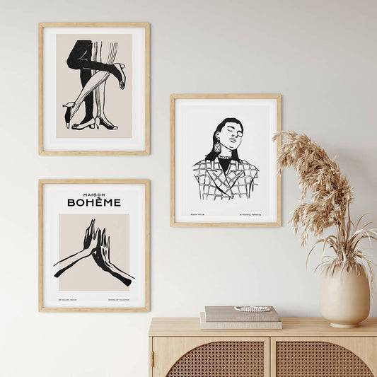Modern Art Posters | The leg affair | wallstorie