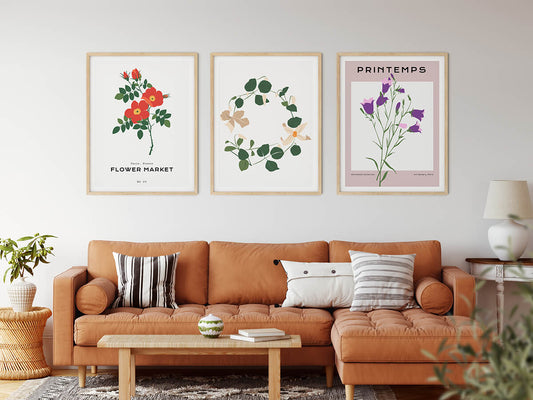Botanical Posters | Crown of Flowers | wallstorie