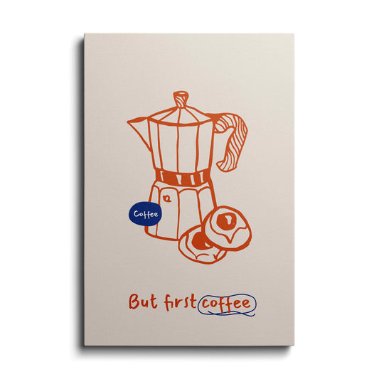Kitchen prints | But first Coffee | wallstorie