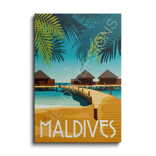 Travel Art | Maldives | wallstorie