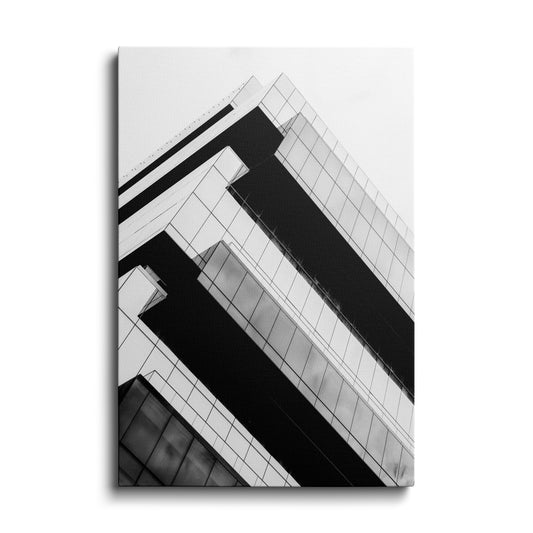 Products | Alternating Black&White - architecture painting | wallstorie