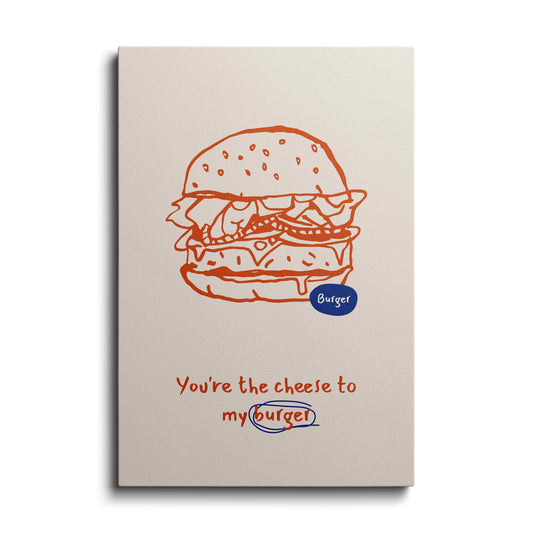 Kitchen prints | Burger | wallstorie