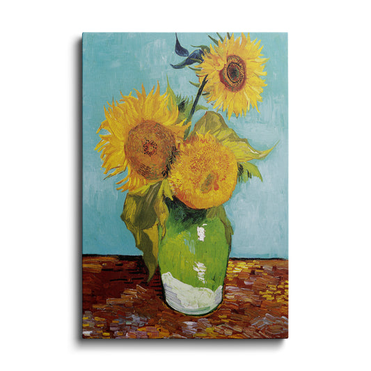 Botanical prints | Sunflower In Glass's Jar | wallstorie