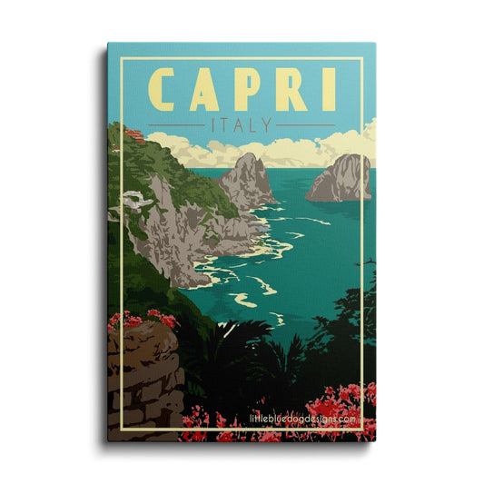 Travel Art | Capri Italy | wallstorie