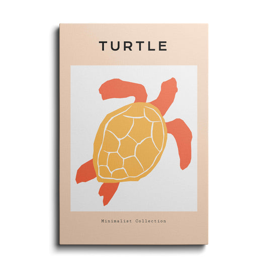 Wildlife painting | Yellow Turtle | wallstorie