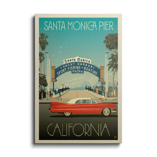 Travel Art | Santa Monica California | wallstorie