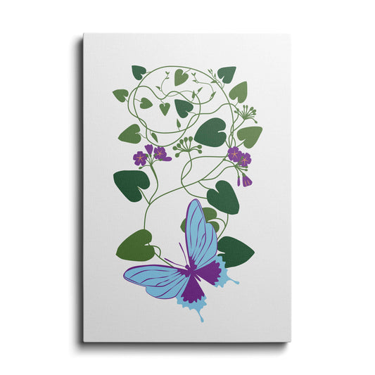 Botanical prints | Beauty of a Butterfly | wallstorie