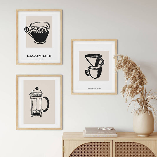 Modern Art Posters | Coffee Stories | wallstorie