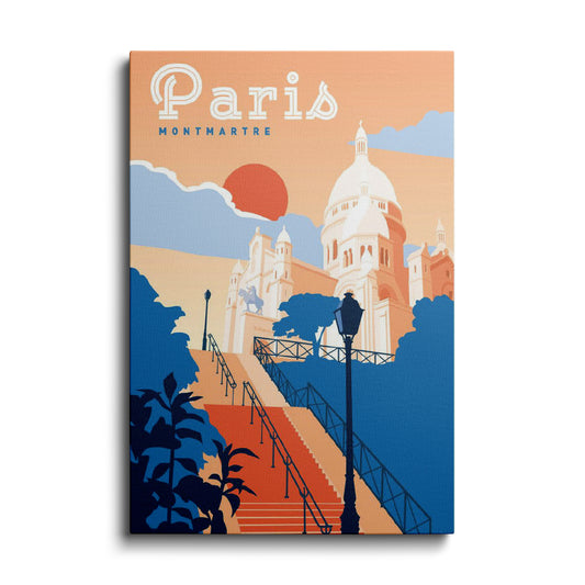 Travel Art | Paris Montmartre | wallstorie