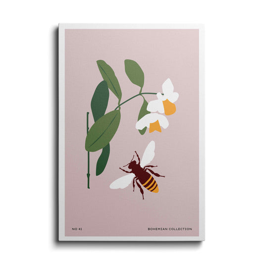 Botanical prints | Honeybee Flower | wallstorie