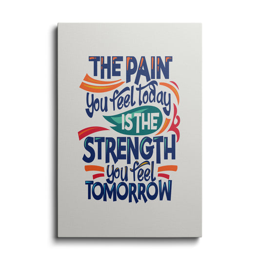 Motivational poster | Feel the Pain | wallstorie