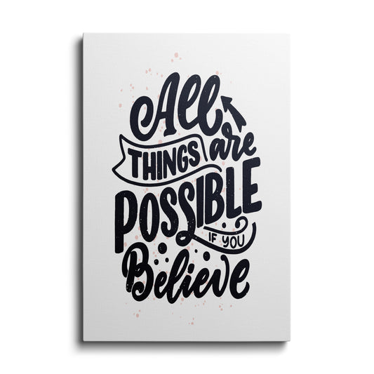Motivational poster | Things are Possible | wallstorie