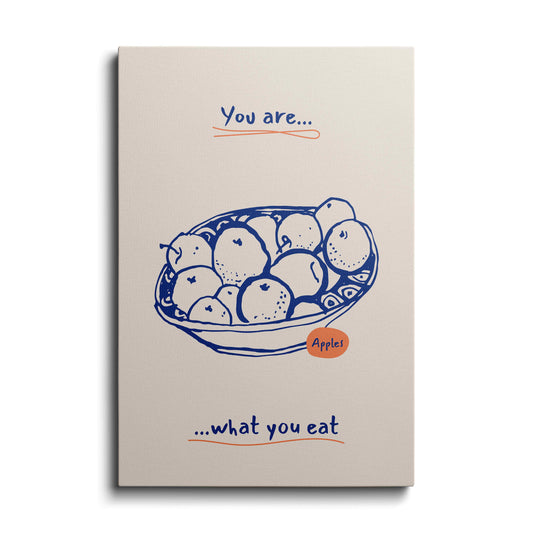Kitchen prints | You are what you Eat | wallstorie